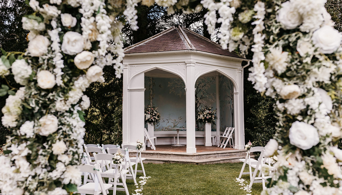 Victorian Summer House, perfect for Wedding Flowers at Wasing Park